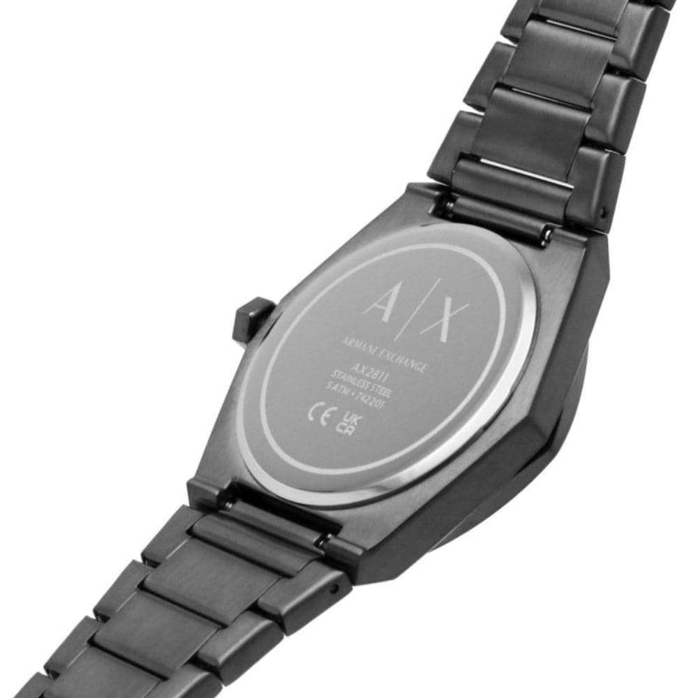 ARMANI EXCHANGE AX2811 BLUE DIAL STAINLES STEEL MEN WATCH – H2 Hub