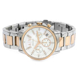 Armani Exchange Chronograph Two-Tone Stainless Steel Strap Women Watch AX4331