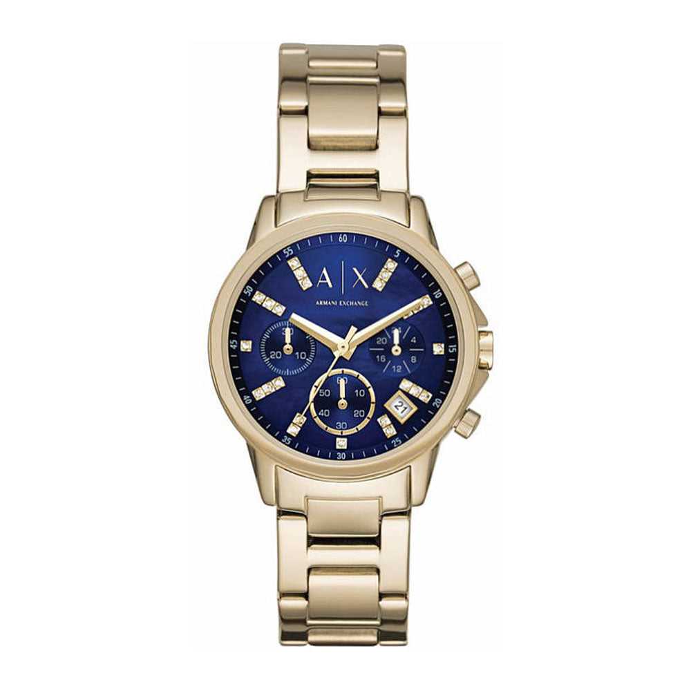 ARMANI EXCHANGE ANALOG QUARTZ GOLD STAINLESS STEEL AX4332 WOMEN'S WATCH - H2 Hub Watches