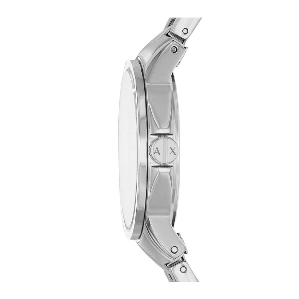 ARMANI EXCHANGE ANALOG QUARTZ SILVER STAINLESS STEEL AX4345 WOMEN'S WATCH - H2 Hub Watches