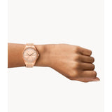ARMANI EXCHANGE LADY HAMPTON AX5264 ROSE GOLD WOMEN'S WATCH