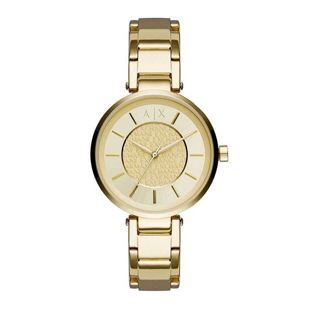 ARMANI EXCHANGE ANALOG QUARTZ GOLD STAINLESS STEEL AX5316 WOMEN'S WATCH - H2 Hub Watches