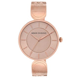 ARMANI EXCHANGE AX5328 ROSE GOLD STAINLESS STEEL WOMEN'S WATCH