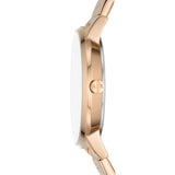 Armani Exchange Rose Gold Stainless Steel Strap Women Watch AX5581