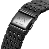 Armani Exchange Black Dial And Stainless Steel Strap Women Watch AX5587