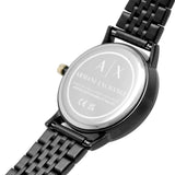Armani Exchange Black Dial And Stainless Steel Strap Women Watch AX5587