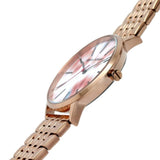 Armani Exchange Silver Dial Rose Gold Stainless Steel Strap Women Watch AX5589