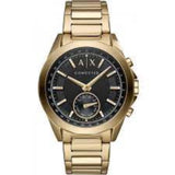 ARMANI EXCHANGE DREXLER DIGITAL GOLD STAINLESS STEEL AXT1008 HYBRID WATCH