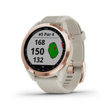 GARMIN APPROACH S42 GM-010-02572-42 DIGITAL DIAL LIGHT SAND SILICONE STRAP