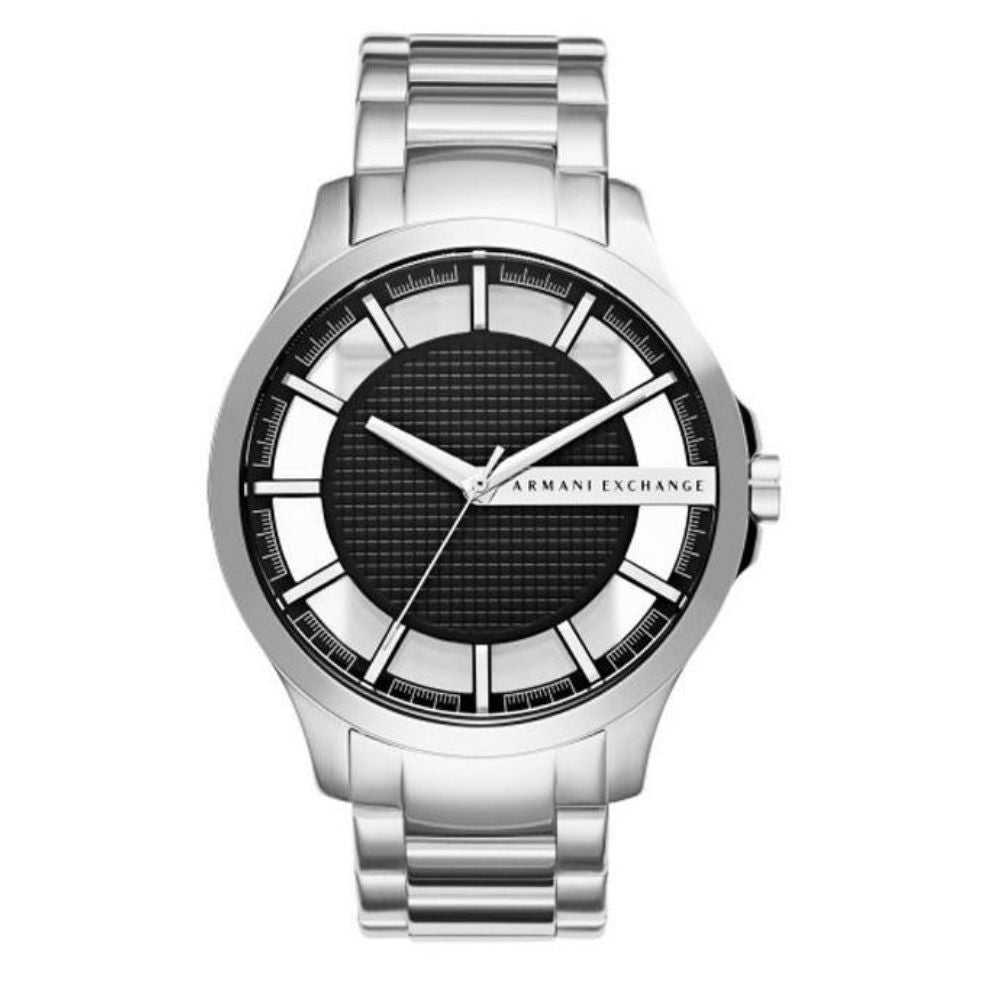 ARMANI EXCHANGE ANALOG QUARTZ SILVER STAINLESS STEEL AX2179 MEN'S WATCH - H2 Hub Watches