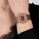 CASIO GENERAL B640WMR-5ADF VINTAGE COLLECTION DIGITAL WOMEN'S WATCH