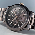 ARIES GOLD CHRONOGRAPH INSPIRE CONTENDER COFFEE STAINLESS STEEL B 7302 CF-BKRG WOMEN'S WATCH - H2 Hub Watches