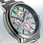 ARIES GOLD SILVER STAINLESS STEEL B 7302 S-MOP WOMEN'S WATCH - H2 Hub Watches