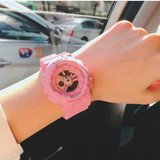 Casio Baby-G Analog-Digital With Pink Resin Strap Women Watch BA-110-4A1DR-P