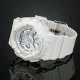 Casio Baby-G Digital-Analogue With White Resin Strap Women Watch BA-110-7A3DR-P