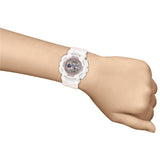 CASIO BABY-G BA-110CH-7ADR DIGITAL QUARTZ WHITE RESIN WOMEN'S WATCH