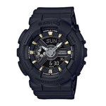 CASIO BABY-G BA-110GA-1ADR DIGITAL QUARTZ BLACK RESIN WOMEN'S WATCH - H2 Hub Watches
