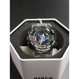 CASIO BABY-G BA-110JM-1ADR DIGITAL QUARTZ BLACK TRANSPARENT RESIN WOMEN'S WATCH - H2 Hub Watches