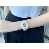 CASIO BABY-G BA-110PL-7A2DR  WHITE RESIN BAND WOMEN'S SPORTS WATCH