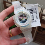 CASIO BABY-G BA-110PL-7A2DR  WHITE RESIN BAND WOMEN'S SPORTS WATCH