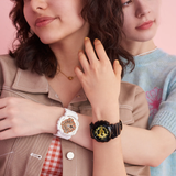 Casio Baby-G Digital-Analogue Black Resin Strap Women Watch BA-110X-1ADR