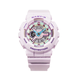 Casio Baby-G Digital-Analogue Purple Resin Strap Women Watch BA-110XPM-6ADR