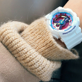 Casio Baby-G White Resin Strap Women Watch BA-112-7ADR-P