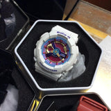 Casio Baby-G White Resin Strap Women Watch BA-112-7ADR-P