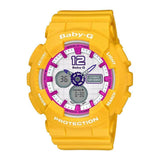 CASIO BABY-G BA-120-9BDR-P DIGITAL YELLOW RESIN WOMEN WATCH