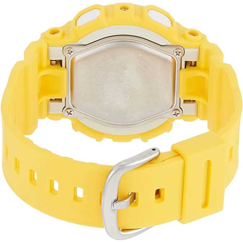 CASIO BABY-G BA-120-9BDR DIGITAL QUARTZ YELLOW RESIN WOMEN'S WATCH - H2 Hub Watches
