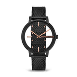BCBGMAXAZRIA BAWLG2132901 BLACK MESH STRAP WOMEN'S WATCH