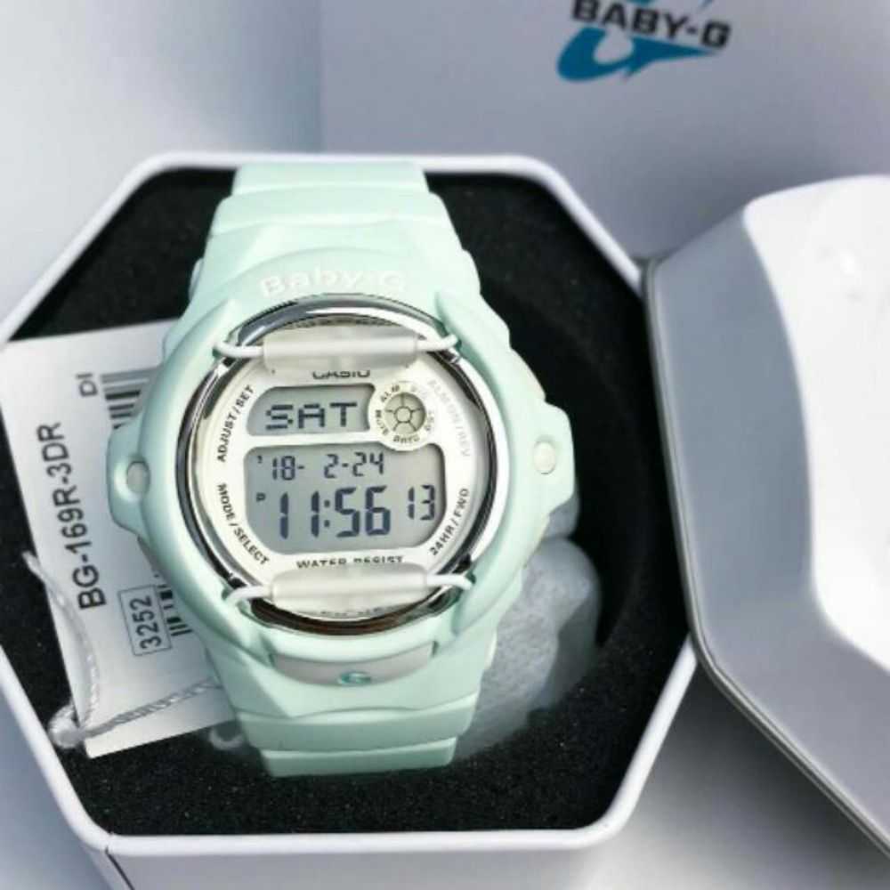 CASIO BABY-G BG-169R-3DR DIGITAL QUARTZ BLUE RESIN WOMEN'S WATCH - H2 Hub Watches