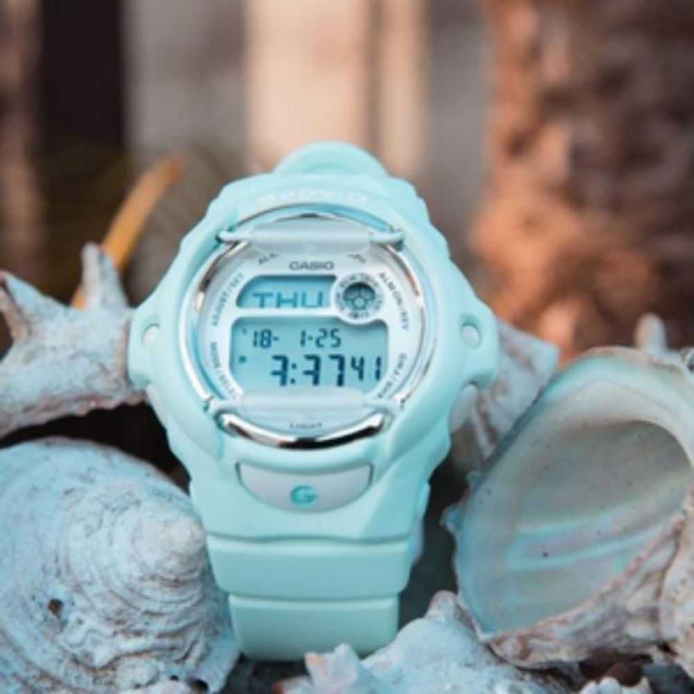 CASIO BABY-G BG-169R-3DR DIGITAL QUARTZ BLUE RESIN WOMEN'S WATCH - H2 Hub Watches
