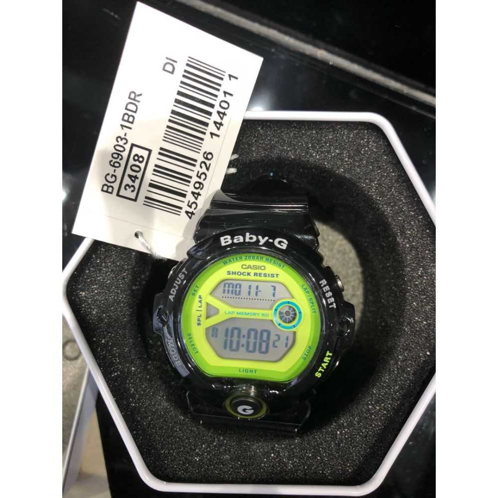 CASIO BABY-G BG-6903-1BDR DIGITAL QUARTZ BLACK RESIN WOMEN'S WATCH - H2 Hub Watches