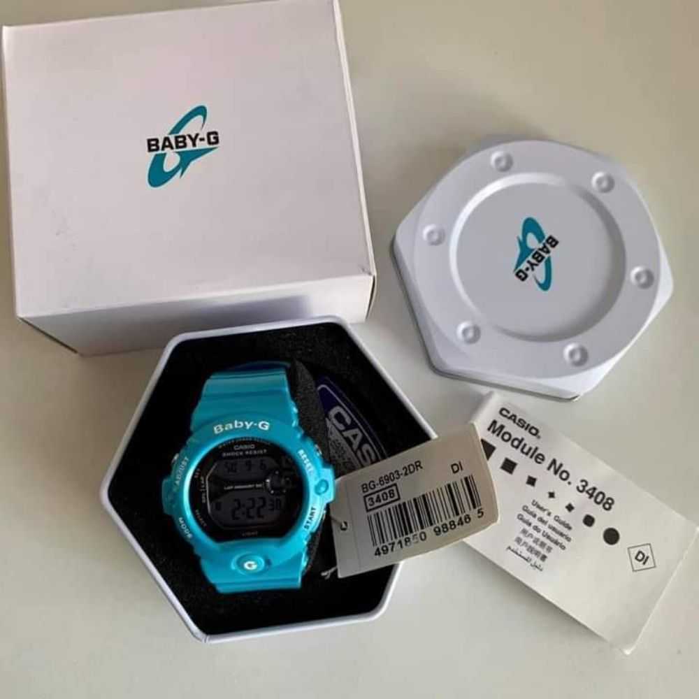 CASIO BABY-G BG-6903-2DR DIGITAL QUARTZ BLUE RESIN WOMEN'S WATCH - H2 Hub Watches