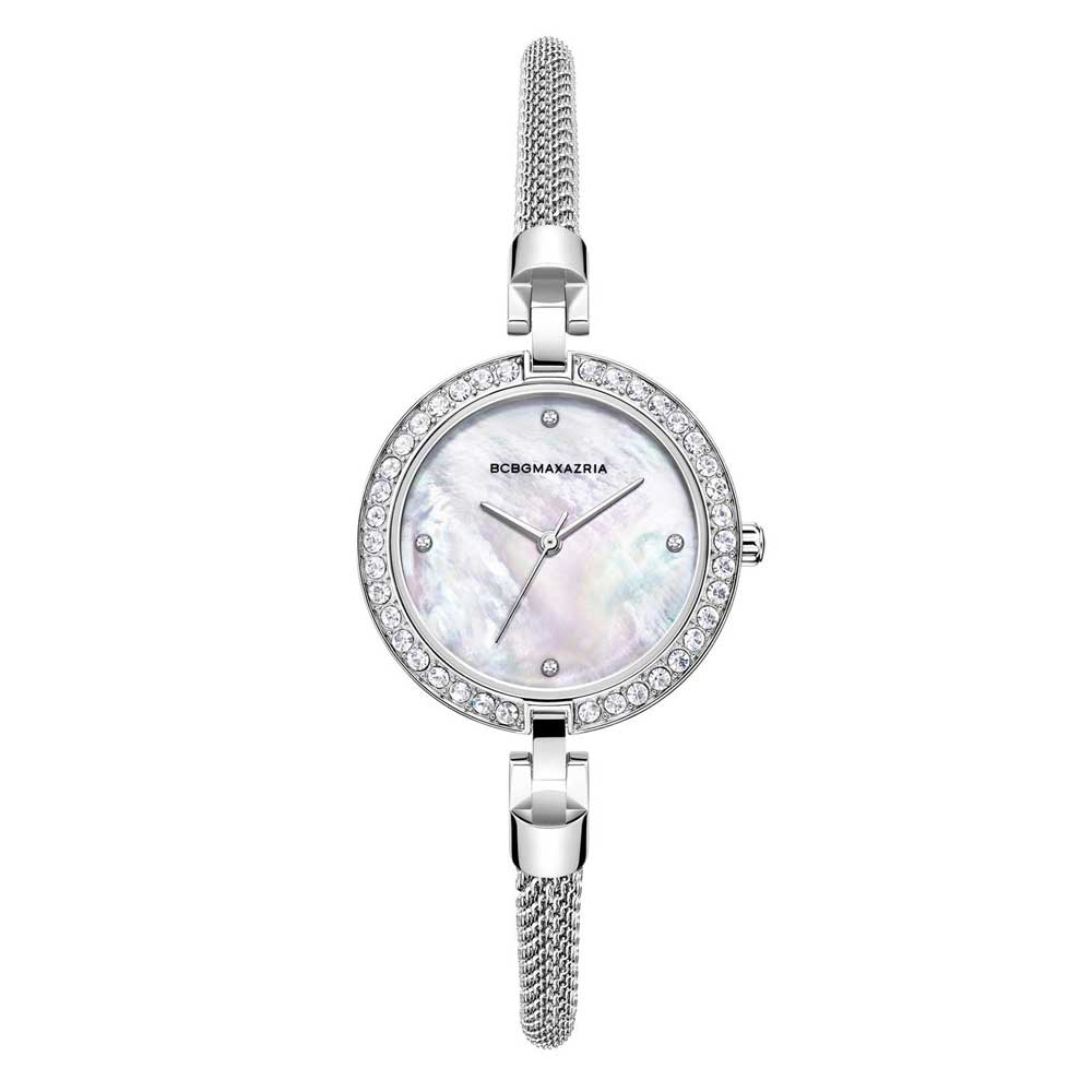 BCBGMAXAZRIA QUARTZ SILVER STAINLESS STEEL BG50666001 WOMEN'S WATCH - H2 Hub Watches