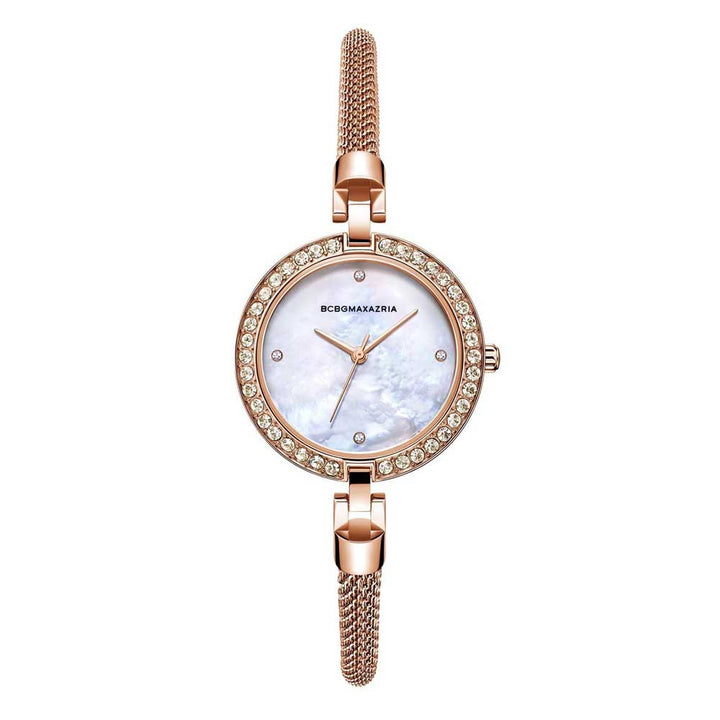 BCBGMAXAZRIA QUARTZ ROSE GOLD STAINLESS STEEL BG50666003 WOMEN'S WATCH - H2 Hub Watches