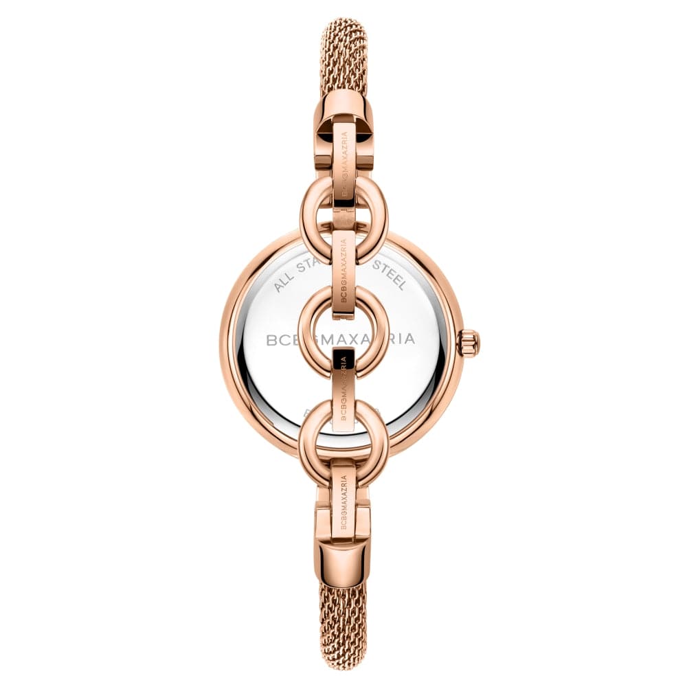 BCBGMAXAZRIA QUARTZ ROSE GOLD STAINLESS STEEL BG50666003 WOMEN'S WATCH - H2 Hub Watches