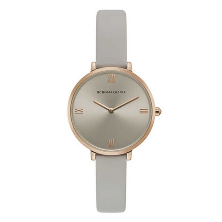 BCBGMAXAZRIA BG50668004 GREY LEATHER STRAP WOMEN'S WATCH - H2 Hub Watches