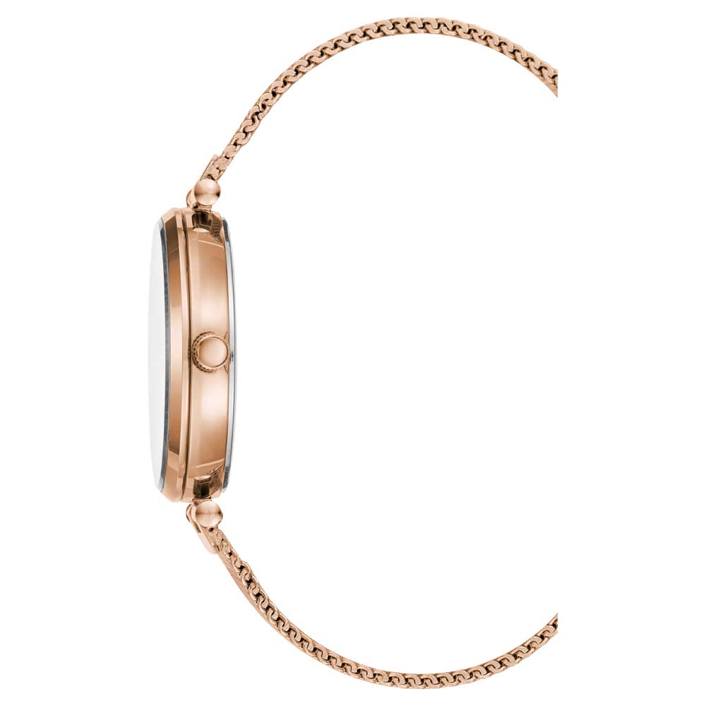 BCBGMAXAZRIA QUARTZ ROSE GOLD BG50671003 MESH STRAP WOMEN'S WATCH - H2 Hub Watches