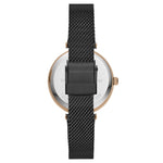 BCBGMAXAZRIA QUARTZ ROSE GOLD STAINLESS STEEL BG50671004 BLACK MESH STRAP WOMEN'S WATCH - H2 Hub Watches