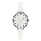 BCBGMAXAZRIA BG50678002 WHITE LEATHER STRAP WOMEN'S WATCH - H2 Hub Watches