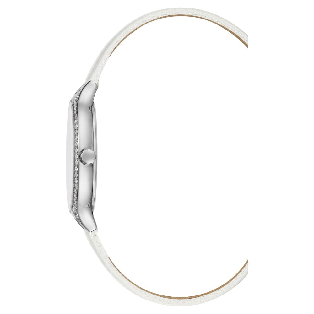 BCBGMAXAZRIA BG50678002 WHITE LEATHER STRAP WOMEN'S WATCH - H2 Hub Watches