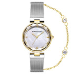 BCBGMAXAZRIA QUARTZ TWO-TONE STAINLESS STEEL BG50679003 WOMEN'S WATCH - H2 Hub Watches