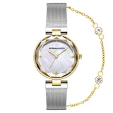 BCBGMAXAZRIA QUARTZ TWO-TONE STAINLESS STEEL BG50679003 WOMEN'S WATCH - H2 Hub Watches