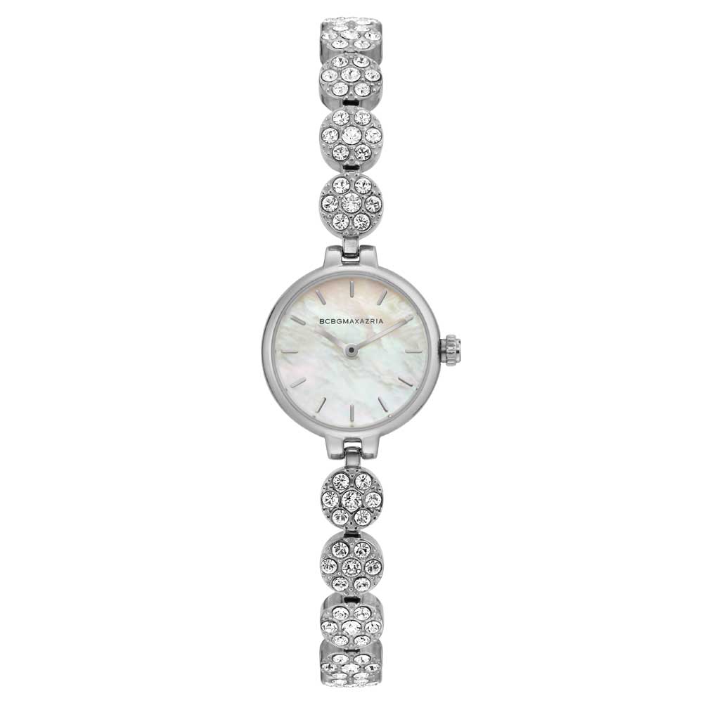 BCBGMAXAZRIA QUARTZ SILVER STAINLESS STEEL BG50681003 WOMEN'S WATCH - H2 Hub Watches