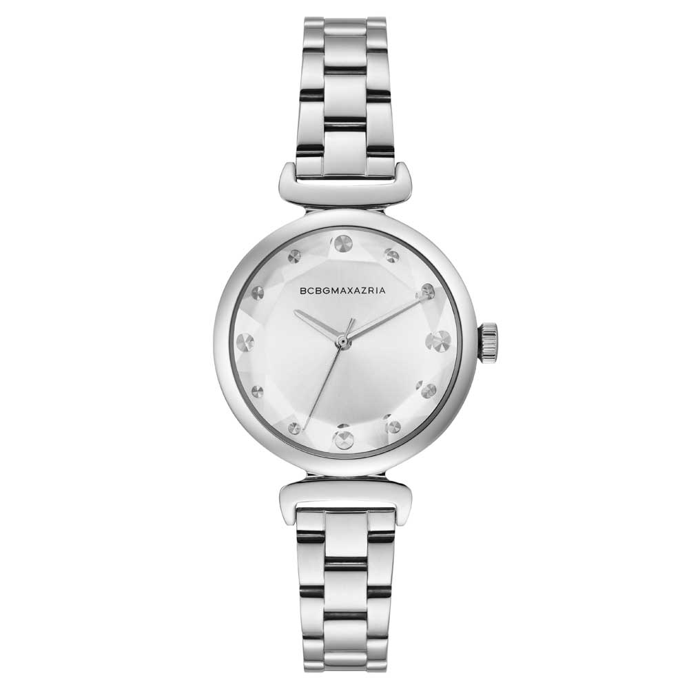 BCBGMAXAZRIA QUARTZ SILVER STAINLESS STEEL BG50682001 WOMEN'S WATCH - H2 Hub Watches