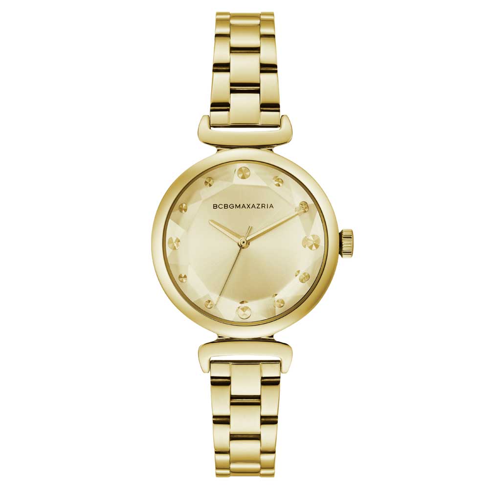 BCBGMAXAZRIA QUARTZ GOLD STAINLESS STEEL BG50682002 WOMEN'S WATCH - H2 Hub Watches