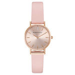 BCBGMAXAZRIA QUARTZ PINK MINIMALIST LEATHER BG50821003 WOMEN'S WATCH - H2 Hub Watches