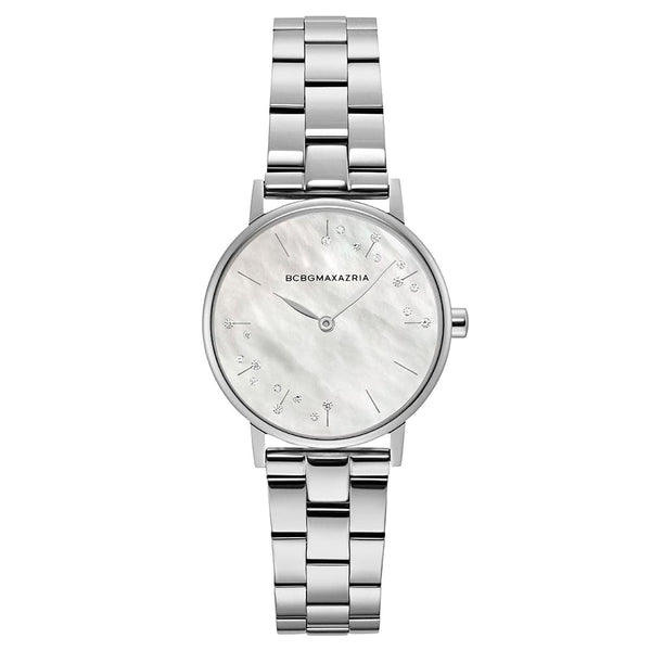 BCBGMAXAZRIA QUARTZ SILVER STAINLESS STEEL BG50822001 WOMEN'S WATCH - H2 Hub Watches